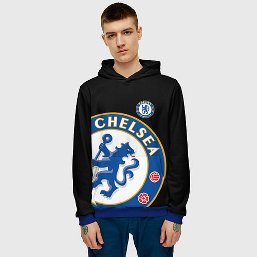 Мужская толстовка ЧЕЛСИ CHELSEA BIG LOGO / 3D-Синий – фото 3