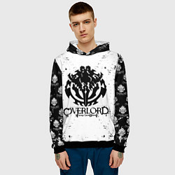 Толстовка-худи мужская OVERLORD паттерн, цвет: 3D-черный — фото 2