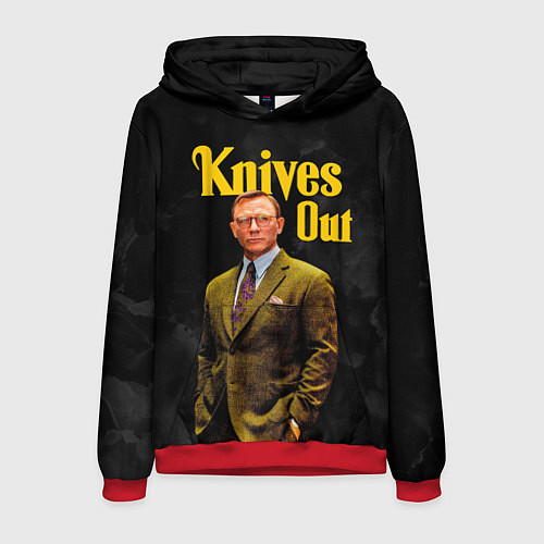 Мужская толстовка Достать ножи Knives Out / 3D-Красный – фото 1