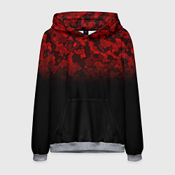 Мужская толстовка BLACK RED CAMO RED MILLITARY