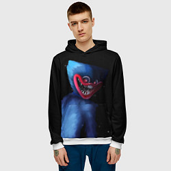 Толстовка-худи мужская Poppy Playtime, цвет: 3D-белый — фото 2