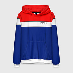 Толстовка-худи мужская В стиле 90х FIRM, цвет: 3D-белый