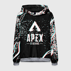 Толстовка-худи мужская APEX LEGENDS GLITCH, цвет: 3D-меланж