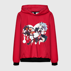 Толстовка-худи мужская Адский босс Helluva Boss, цвет: 3D-черный