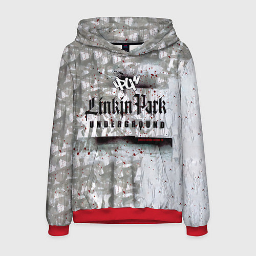 Мужская толстовка LP Underground 3 0 - Linkin Park / 3D-Красный – фото 1