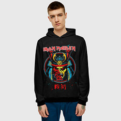 Толстовка-худи мужская Iron Maiden - Senjutsu, цвет: 3D-черный — фото 2
