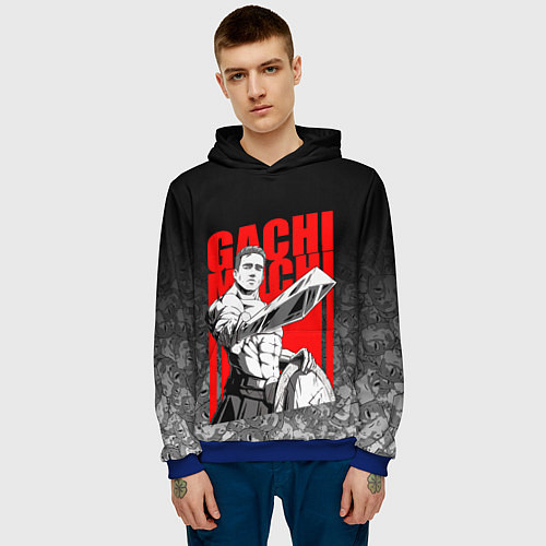 Мужская толстовка BILLY HERRINGTON: SPARTA / 3D-Синий – фото 3