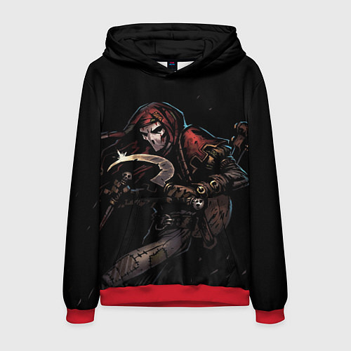 Мужская толстовка The Grim Buffoon / 3D-Красный – фото 1
