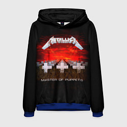 Толстовка-худи мужская Master of Puppets - Metallica, цвет: 3D-синий