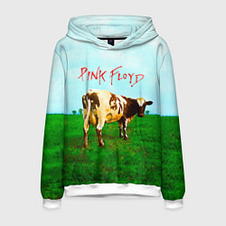 Толстовка-худи мужская Atom Heart Mother - Pink Floyd, цвет: 3D-белый