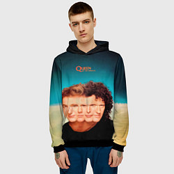 Толстовка-худи мужская Queen - The Miracle, цвет: 3D-черный — фото 2