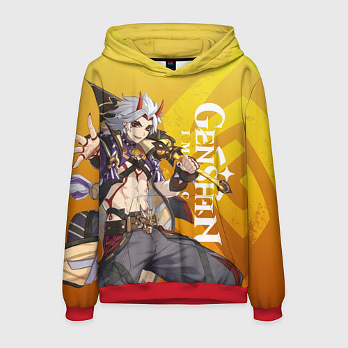 Мужская толстовка ARATAKI ITTO GEO / 3D-Красный – фото 1