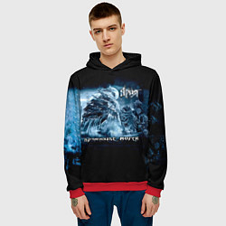 Толстовка-худи мужская Проклятье морей - Ария, цвет: 3D-красный — фото 2