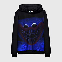 Толстовка-худи мужская BLUE MONSTER POPPY, цвет: 3D-черный