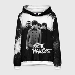 Толстовка-худи мужская Группа Arctic monkeys, цвет: 3D-белый