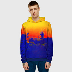 Толстовка-худи мужская Music from the Film More - Pink Floyd, цвет: 3D-синий — фото 2