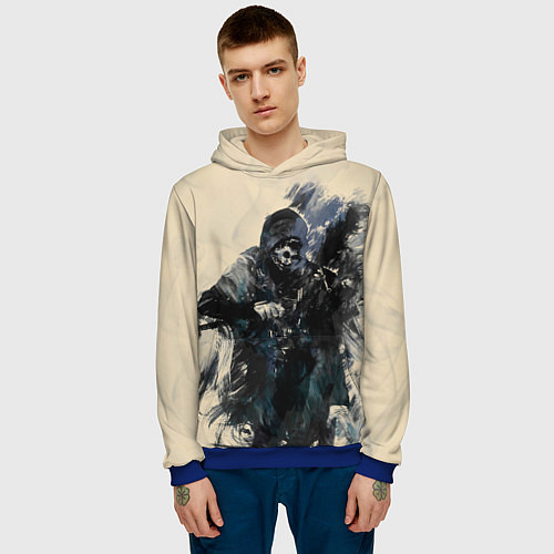 Мужская толстовка Корво Аттано / 3D-Синий – фото 3