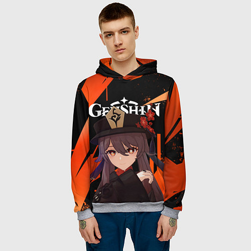 Мужская толстовка HU TAO ХУ ТАО ВАНШЭН / 3D-Меланж – фото 3