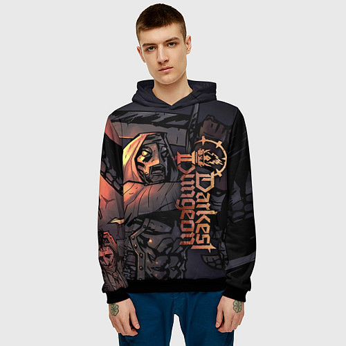 Мужская толстовка Darkest Dungeon 2 Темнейшее подземелье 2 / 3D-Черный – фото 3