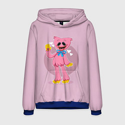 Толстовка-худи мужская KISSY MISSY POPPY PLAYTIME ПОППИ ПЛЕЙТАЙМ КИССИ МИ, цвет: 3D-синий