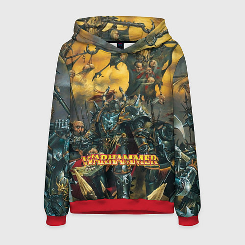 Мужская толстовка Warhammer old battle / 3D-Красный – фото 1