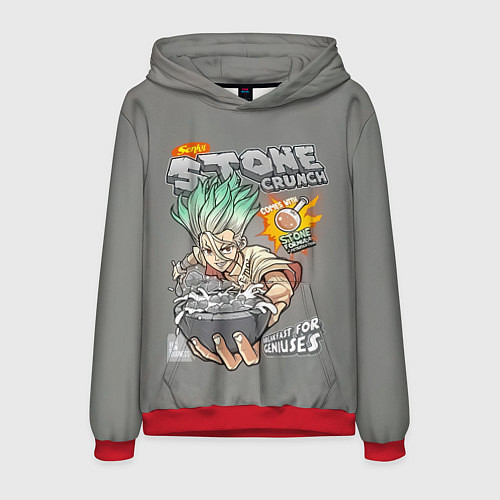 Мужская толстовка Senkuu STONE CRUNCH / 3D-Красный – фото 1