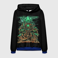 Толстовка-худи мужская Отряд Некронов, цвет: 3D-синий
