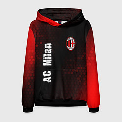 Толстовка-худи мужская AC MILAN AC Milan Графика, цвет: 3D-черный