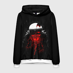 Толстовка-худи мужская UNDERTALE SANS BLOOD ROSE, цвет: 3D-белый