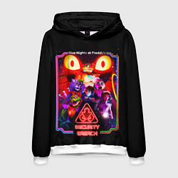 Толстовка-худи мужская Five nights at freddys security breach, цвет: 3D-белый