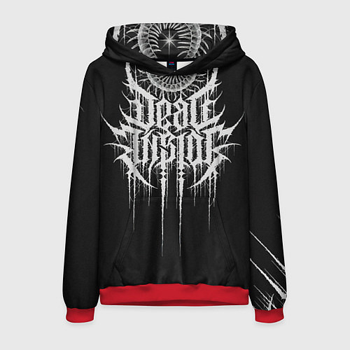Мужская толстовка DEAD INSIDE, Сороконожка / 3D-Красный – фото 1