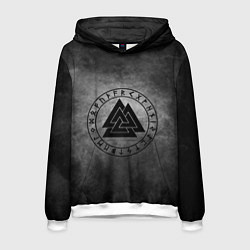 Толстовка-худи мужская Nordic rines, цвет: 3D-белый