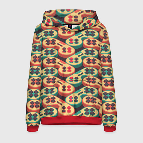 Мужская толстовка Gamepads / 3D-Красный – фото 1