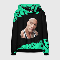 Толстовка-худи мужская BUBBLE KVASS - СКАЛА Краски, цвет: 3D-черный