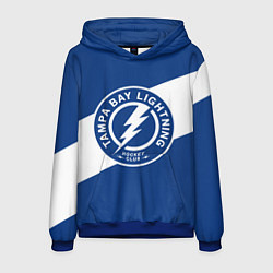 Толстовка-худи мужская Тампа-Бэй Лайтнинг , Tampa Bay Lightning, цвет: 3D-синий