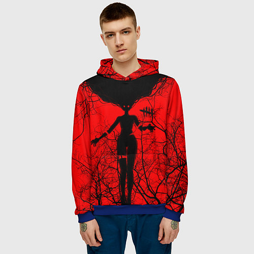 Мужская толстовка Dead by Daylight дух / 3D-Синий – фото 3