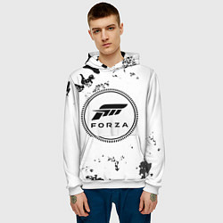 Толстовка-худи мужская FORZA HORIZON - Камуфляж, цвет: 3D-белый — фото 2