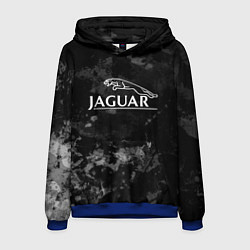 Толстовка-худи мужская Ягуар , Jaguar, цвет: 3D-синий