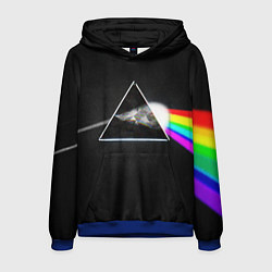 Толстовка-худи мужская PINK FLOYD - ПИНК ФЛОЙД ГЛИТЧ, цвет: 3D-синий