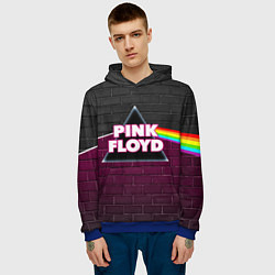 Толстовка-худи мужская PINK FLOYD ПИНК ФЛОЙД, цвет: 3D-синий — фото 2
