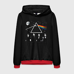 Толстовка-худи мужская PINK FLOYD LOGO ПИНК ФЛОЙД НЕБО, цвет: 3D-красный