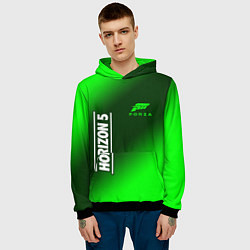 Толстовка-худи мужская ФОРЗА ХОРАЗЙЕН 5 Минимализм, цвет: 3D-черный — фото 2