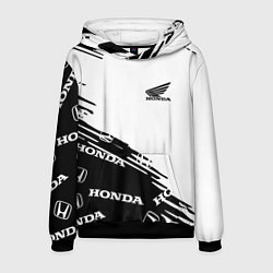 Толстовка-худи мужская Honda sport pattern, цвет: 3D-черный
