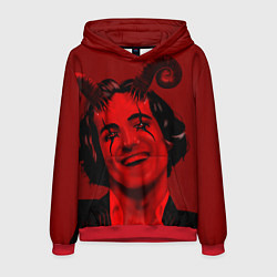 Толстовка-худи мужская Damiano David, цвет: 3D-красный