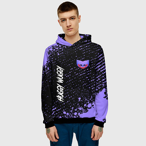 Мужская толстовка ХАГИ ВАГИ Краски 7 / 3D-Черный – фото 3