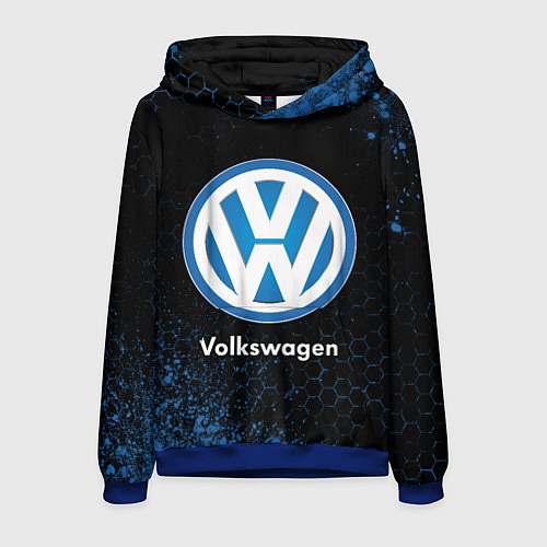 Мужская толстовка Volkswagen - Объемный / 3D-Синий – фото 1