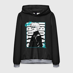 Толстовка-худи мужская Годжо сан, цвет: 3D-меланж