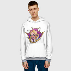 Толстовка-худи мужская Invoker Инвокер Dota2, цвет: 3D-меланж — фото 2