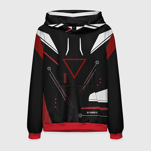 Мужская толстовка Сайрекс Сyrex CS GO / 3D-Красный – фото 1