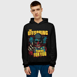 Толстовка-худи мужская The Offspring рок, цвет: 3D-черный — фото 2
